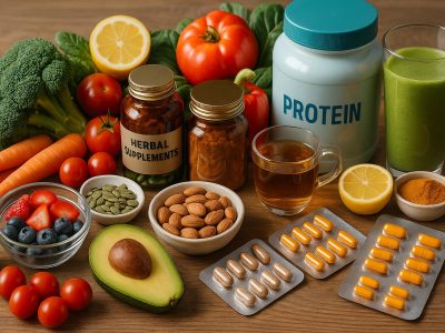 Gesundheit – ausgewogene Ernährung und hochwertige Nahrungsergänzung